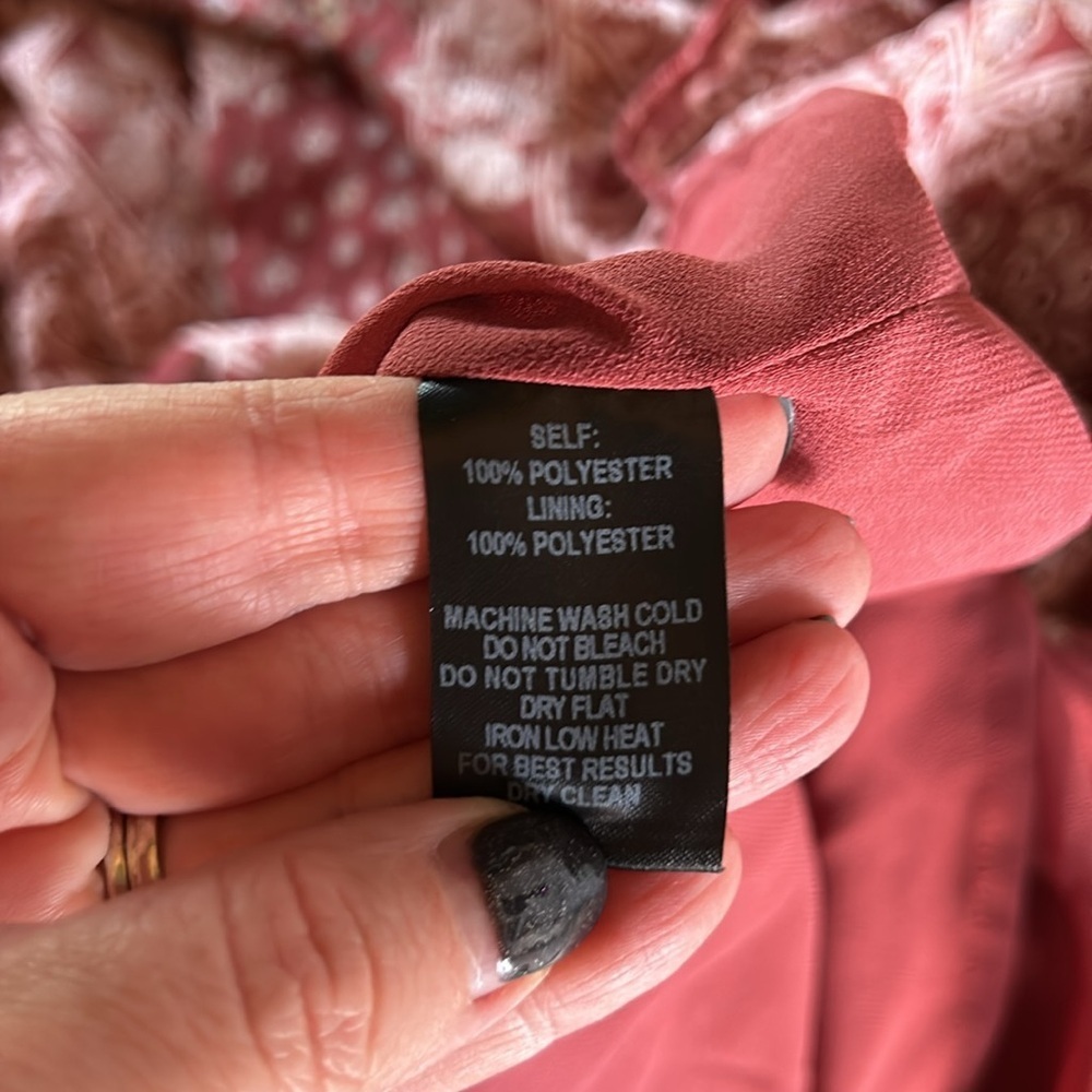 Lulus Field Of Flowers Rust Red Multi Print Long … - image 7